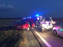 Cztery auta zderzyły się na trasie Opole - Krapkowice