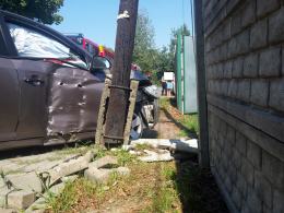 Dwie osoby ranne po wypadku pod Nysą