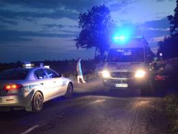 Wypadek podczas wyprzedzania w Lewinie Brzeskim