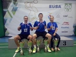 Cztery medale opolskich badmintonistów na Mistrzostwach Europy