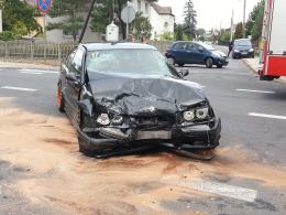 Trzy osoby ranne po wypadku na ul. Strzeleckiej