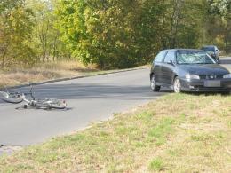 Samochód potrącił rowerzystę na Malinie