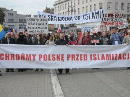 Marsz przeciwko islamizacji Polski przeszedł ulicami Opola