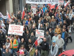 Marsz przeciwko islamizacji Polski przeszedł ulicami Opola