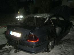 BMW spłonęło w nocy na Malince. Podpalenie?