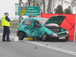 Tragiczny wypadek podczas zawracania na trasie Opole - Krapkowice