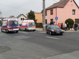 Hyundai i toyota zderzyły się na ulicy Górnej