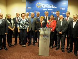 Wicepremier Tomasz Siemoniak na podsumowaniu kampanii PO