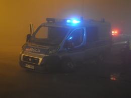 Dwa radiowozy zderzyły się w nocy w Opolu