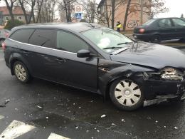 Wypadek na Zaodrzu, dwie osoby zostały ranne