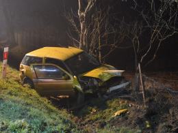 Alfa romeo i skoda zderzyły się w Karczowie
