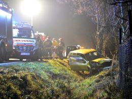 Alfa romeo i skoda zderzyły się w Karczowie