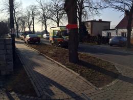 Rowerzystka wjechała w samochód