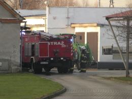 Pożar w warsztacie samochodowym w Niemodlinie