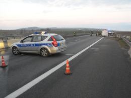 Tragiczny wypadek busa na A4