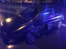 Opel i lancia zderzyły się na ul. Budowlanych