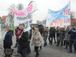 Mieszkańcy gminy Dobrzeń Wielki protestowali blokując drogi