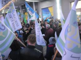 Mieszkańcy gminy Turawa w ramach protestu poszli na wspólne zakupy