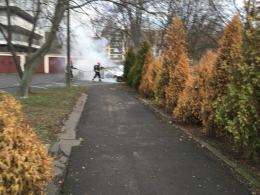 Pożar samochodu na Zaodrzu