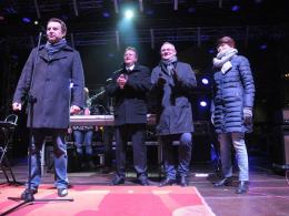 Tradycyjnie o północy życzenia złożył Opolanom prezydent Arkadiusz Wiśniewski.