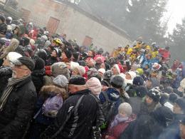 Przywitali Nowy Rok na Biskupiej Kopie