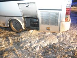 Pożar w autobusie na ul. Grudzickiej
