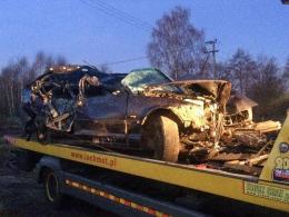 24-letni kierowca BMW zginął w wypadku pod Kluczborkiem