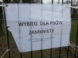 Psi park w Opolu będzie ponownie otwarty dopiero wiosną