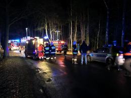 Pijany kierowca spowodował wypadek pod Jełową. Cztery osoby ranne.