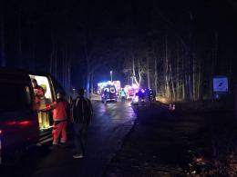 Pijany kierowca spowodował wypadek pod Jełową. Cztery osoby ranne.