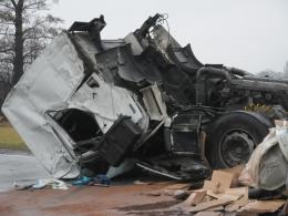 Tragiczny wypadek na drodze krajowej nr 45 pod Krapkowicami