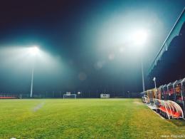 Jupitery na stadionie MKS Kluczbork już świecą