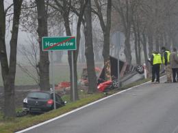 Tragiczny wypadek pod Nysą. Zderzyły się 4 pojazdy.
