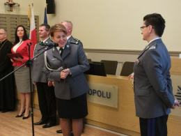 Opolscy policjanci żegnają komendant Irenę Doroszkiewicz