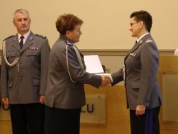 Opolscy policjanci żegnają komendant Irenę Doroszkiewicz