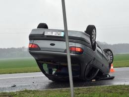 Renault dachowało pod Brzegiem