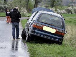 Ford dachował pod Grodkowem