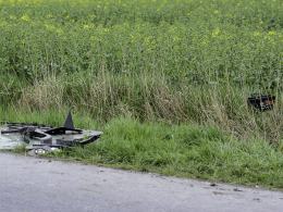 Ford dachował pod Grodkowem