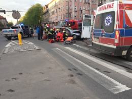 Groźny wypadek w Opolu. Jedna osoba ciężko ranna.