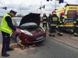 Wypadek na obwodnicy Opola, jedna osoba ranna