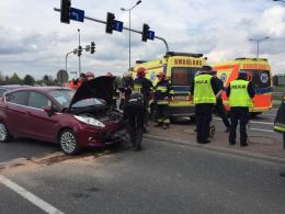 Wypadek na obwodnicy Opola, jedna osoba ranna