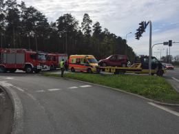 Wypadek na obwodnicy Opola, jedna osoba ranna