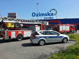 Pożar w Galerii Ozimska, ewakuowano klientów i personel