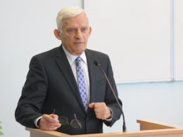 Hans-Gert Poettering w Opolu: Jednoczy nas Unia.