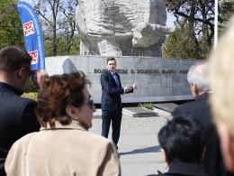 Opolscy związkowcy uczcili w Opolu dzień 1 maja