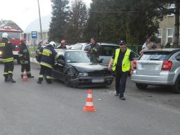 Czworo dzieci trafiło do szpitala po wypadku w Łosiowie