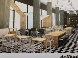 Nowy lokal gastronomiczny powstanie w miejscu po Delikatesach