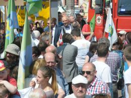 Ponad tysiąc osób protestowało w Dobrzeniu Wielkim