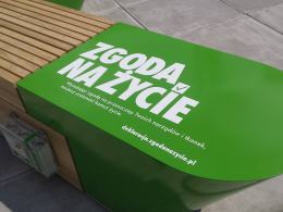 Na Małym Rynku stanęła mówiąca ławka