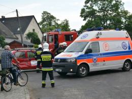 W Żelaznej osobówka zderzyła się z autobusem